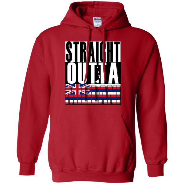 Straight Outta Mililani Hawai'i Pullover Hoodie, Sweatshirts, Hawaii Nei All Day