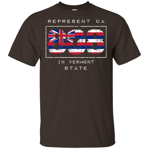Rep Da 808 In Vermont State Ultra Cotton T-Shirt, T-Shirts, Hawaii Nei All Day