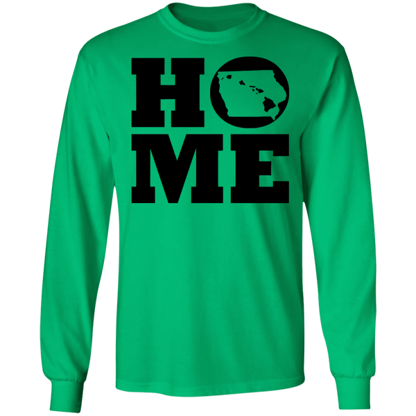 Home Roots Hawai'i and Iowa LS T-Shirt