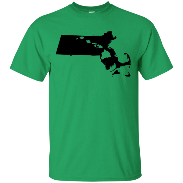 Living in Massachusetts with Hawaii Roots Ultra Cotton T-Shirt, T-Shirts, Hawaii Nei All Day