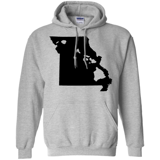 Living in Missouri with Hawaii Roots Pullover Hoodie 8 oz., Sweatshirts, Hawaii Nei All Day