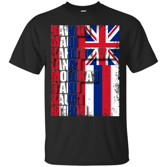 Hawaiian Island Pride Ultra Cotton T-Shirt - Hawaii Nei All Day