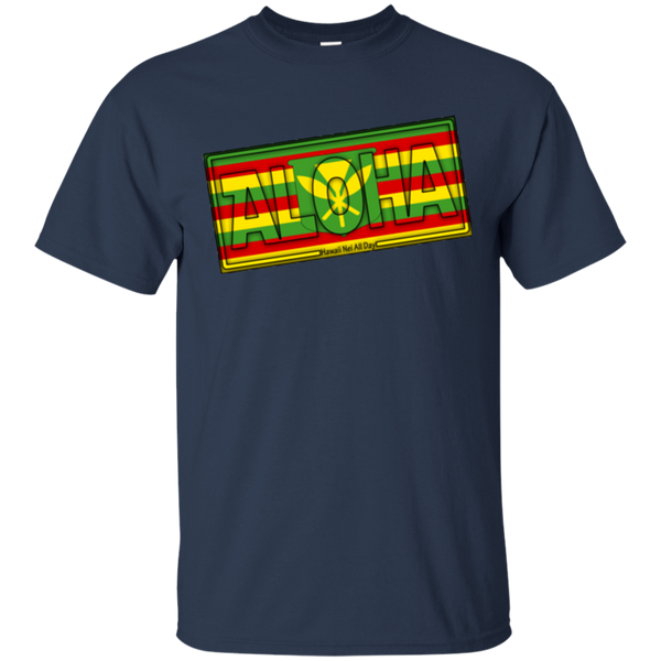 Aloha Hawai'i Kanaka Maoli Ultra Cotton T-Shirt, T-Shirts, Hawaii Nei All Day