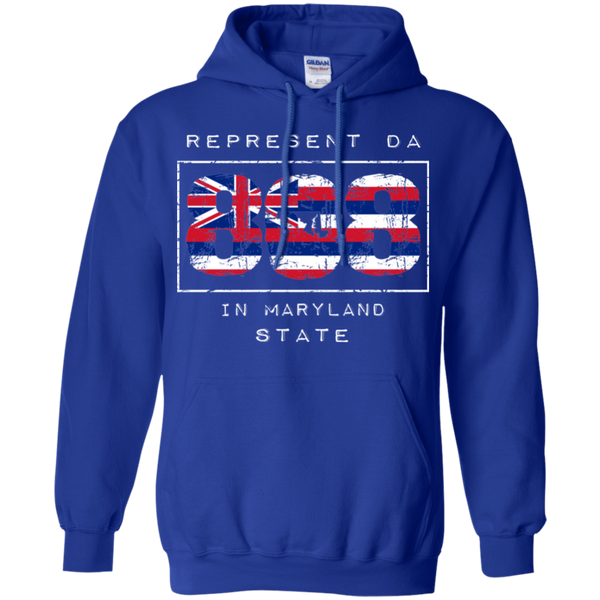 Rep Da 808 In Maryland State Pullover Hoodie, Sweatshirts, Hawaii Nei All Day