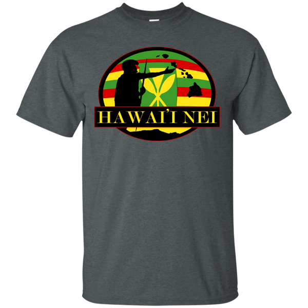 Hawai'i Nei Kanaka Maoli Custom Ultra Cotton T-Shirt - Hawaii Nei All Day