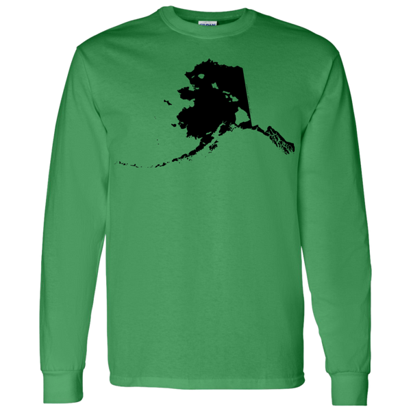 Living in Alaska with Hawaii Roots LS T-Shirt, T-Shirts, Hawaii Nei All Day