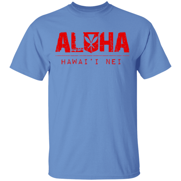 Aloha Hawai'i Nei(red ink) T-Shirt, T-Shirts, Hawaii Nei All Day