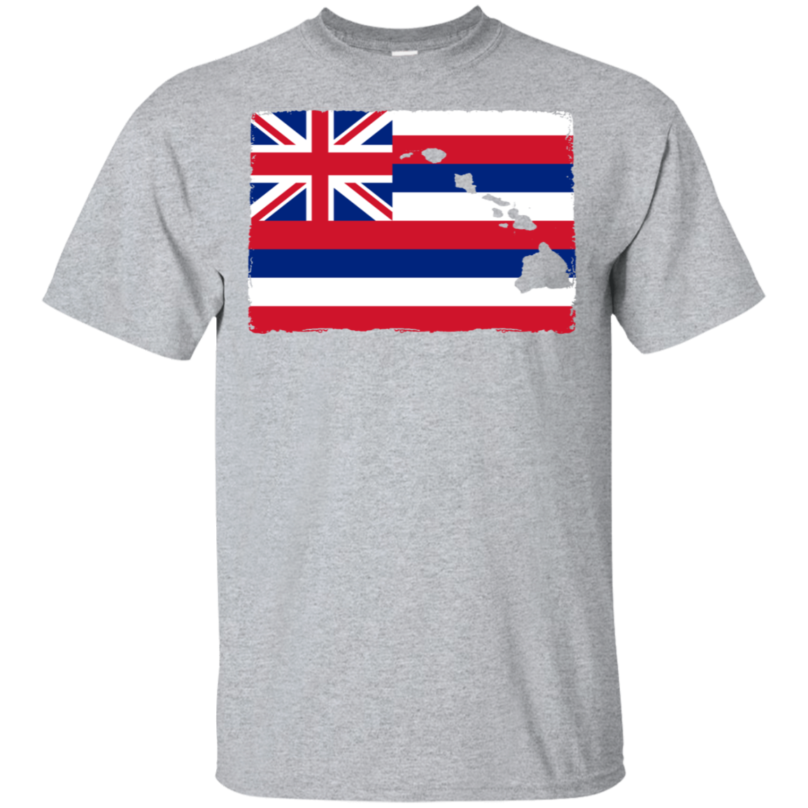 Hawai'i Aloha State Flag Ultra Cotton T-Shirt, T-Shirts, Hawaii Nei All Day