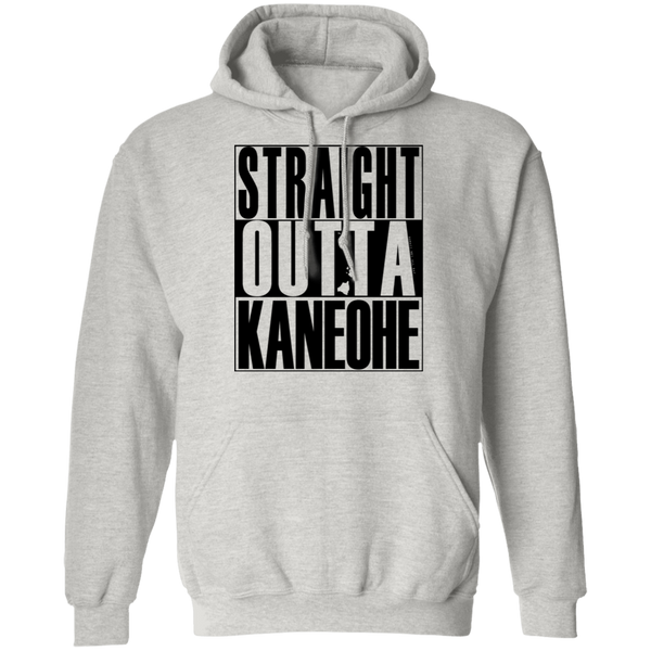 Straight Outta Kaneohe (black ink) Pullover Hoodie