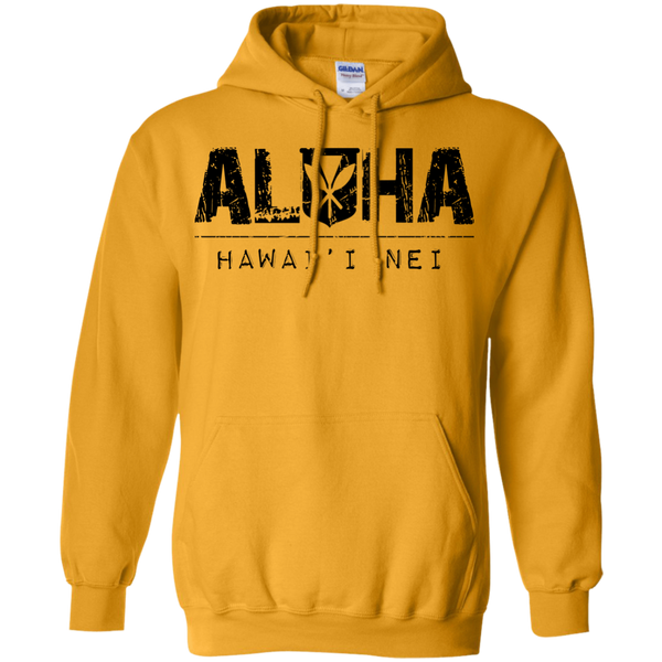 Aloha Hawai'i Nei Pullover Hoodie, Sweatshirts, Hawaii Nei All Day