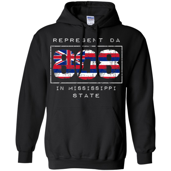 Rep Da 808 In Mississippi  State Pullover Hoodie, Sweatshirts, Hawaii Nei All Day