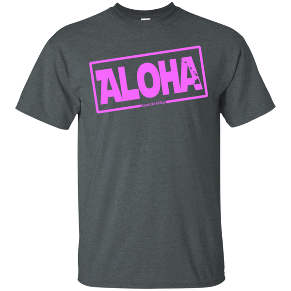 Aloha Hawai'i Nei (Islands pink ink) Ultra Cotton T-Shirt, T-Shirts, Hawaii Nei All Day