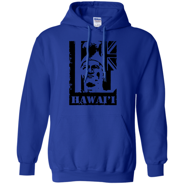 Hawai'i King Kamehameha Pullover Hoodie, Sweatshirts, Hawaii Nei All Day