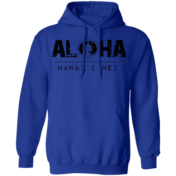 Aloha RS King Kamehameha (black) Pullover Hoodie