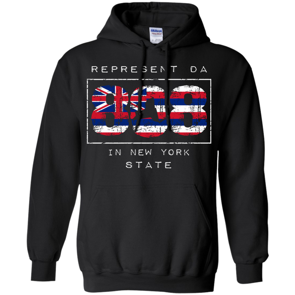 Represent Da 808 In New York State Pullover Hoodie 8 oz., Sweatshirts, Hawaii Nei All Day