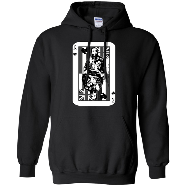 The King of Hawai'i Kalakaua(black ink) Pullover Hoodie, Sweatshirts, Hawaii Nei All Day