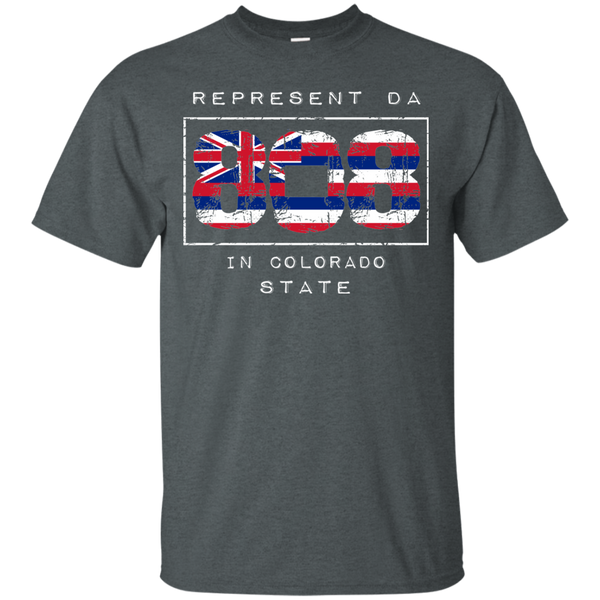 Rep Da 808 In Colorado State Ultra Cotton T-Shirt, T-Shirts, Hawaii Nei All Day