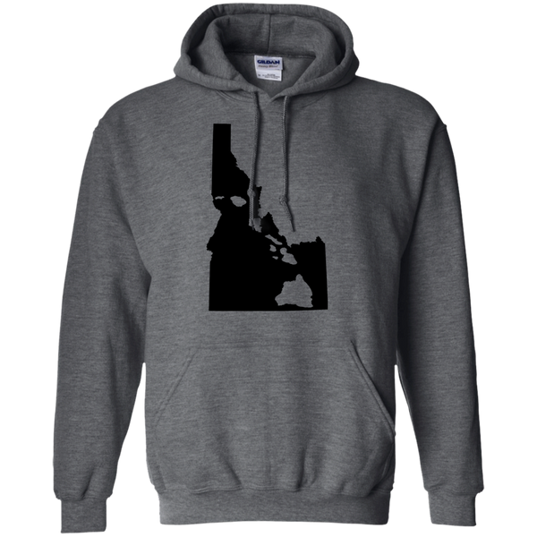 Living In Idaho With Hawaii Roots Pullover Hoodie 8 oz., Sweatshirts, Hawaii Nei All Day