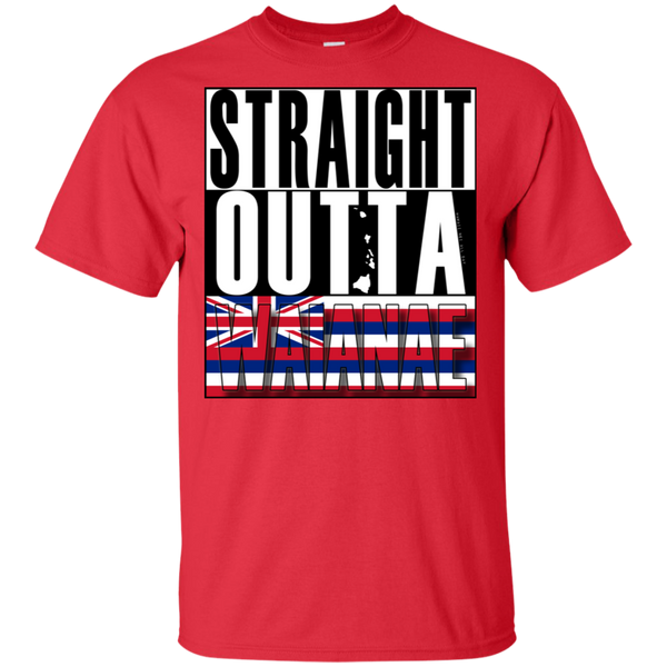 Straight Outta Waianae Hawai'i Ultra Cotton T-Shirt, T-Shirts, Hawaii Nei All Day