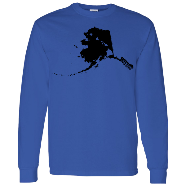 Living in Alaska with Hawaii Roots LS T-Shirt, T-Shirts, Hawaii Nei All Day