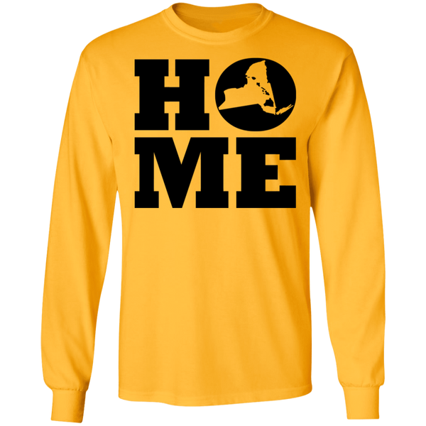 Home Roots Hawai'i and New York  LS T-Shirt