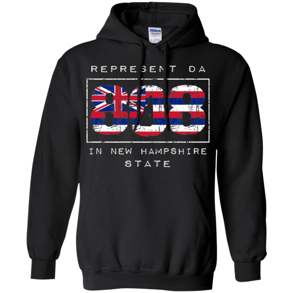 Rep Da 808 In New Hampshire State Pullover Hoodie, Sweatshirts, Hawaii Nei All Day