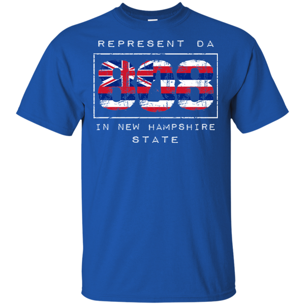 Rep Da 808 In New Hampshire State Ultra Cotton T-Shirt, T-Shirts, Hawaii Nei All Day