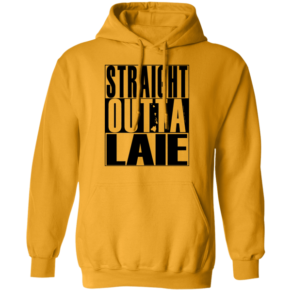 Straight Outta Laie (black ink) Pullover Hoodie