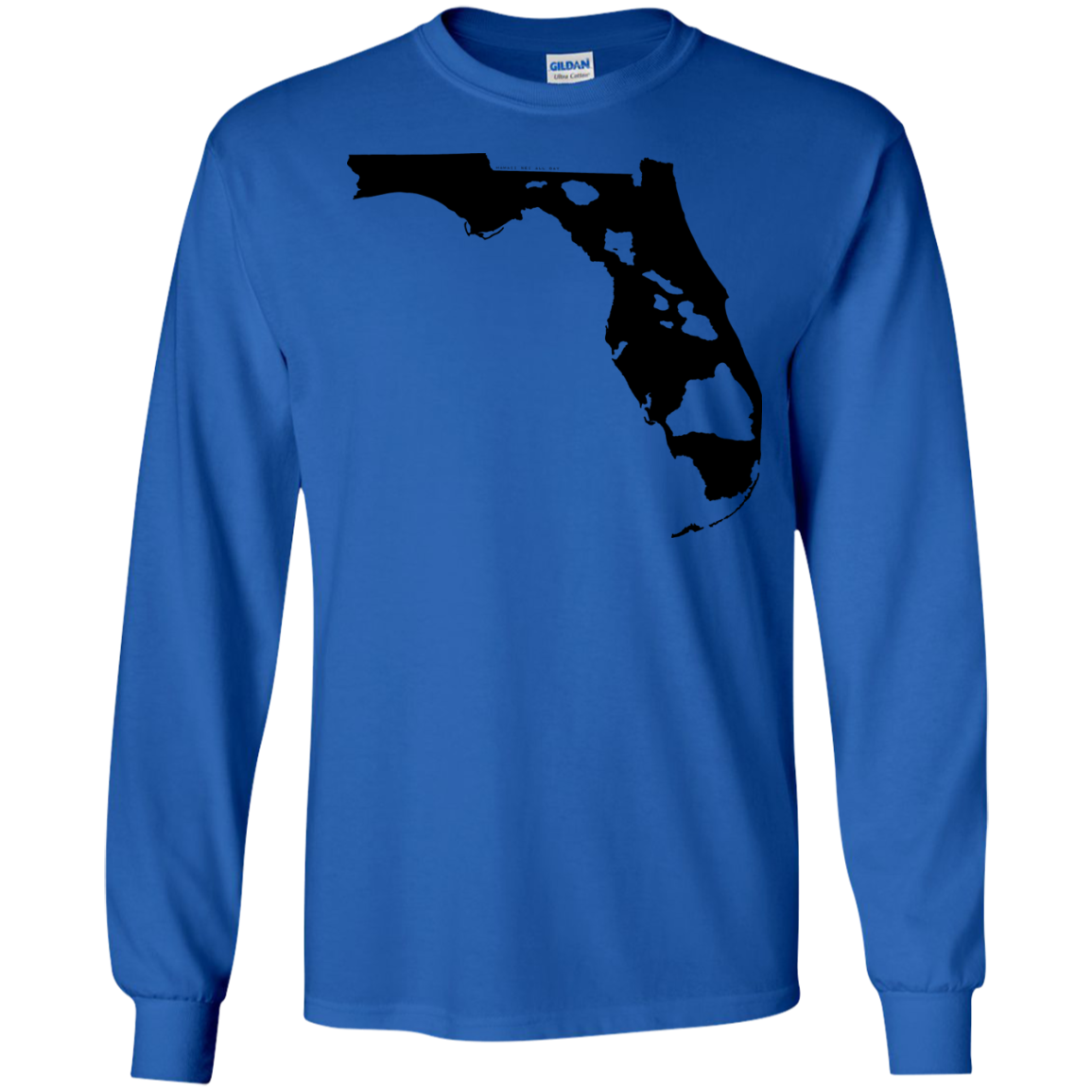 Living In Florida With Hawaii Roots LS Ultra Cotton Tshirt - Hawaii Nei All Day