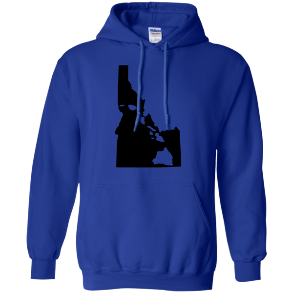 Living In Idaho With Hawaii Roots Pullover Hoodie 8 oz., Sweatshirts, Hawaii Nei All Day
