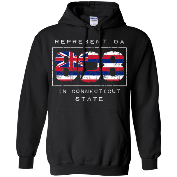 Rep Da 808 In Connecticut State Pullover Hoodie, Sweatshirts, Hawaii Nei All Day