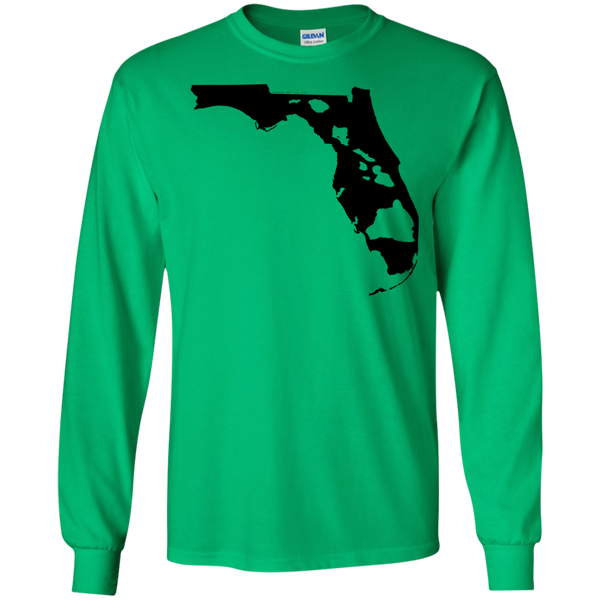 Living In Florida With Hawaii Roots LS Ultra Cotton Tshirt - Hawaii Nei All Day