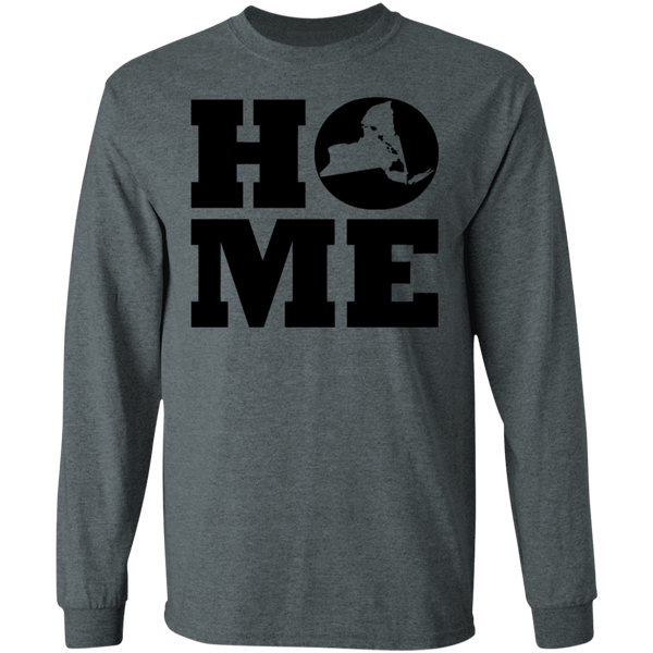 Home Roots Hawai'i and New York  LS T-Shirt