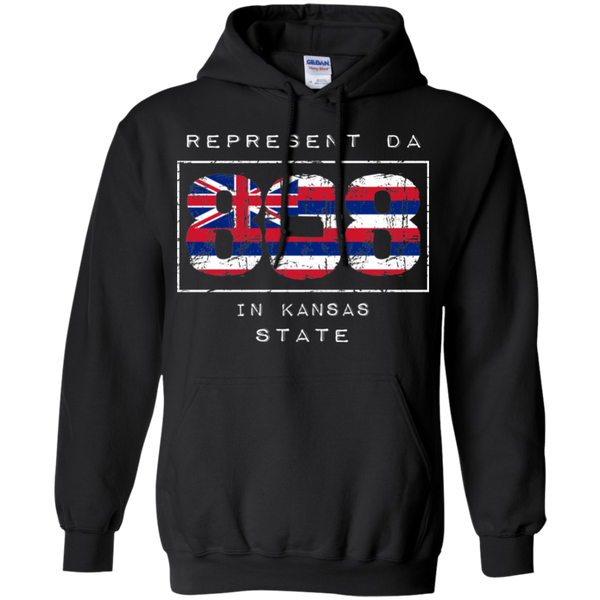 Rep Da 808 In Kansas State Pullover Hoodie, Sweatshirts, Hawaii Nei All Day