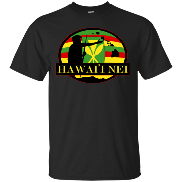 Hawai'i Nei Kanaka Maoli Custom Ultra Cotton T-Shirt - Hawaii Nei All Day