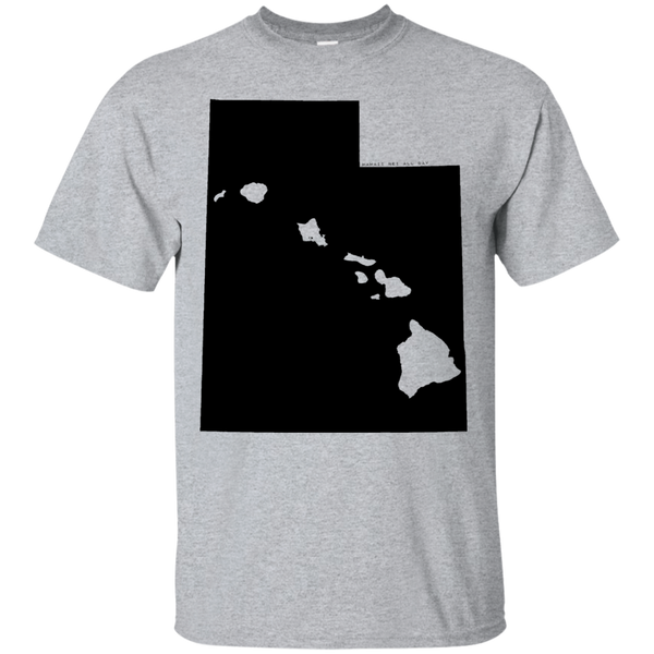 Living in Utah with Hawaii Roots Ultra Cotton T-Shirt, T-Shirts, Hawaii Nei All Day