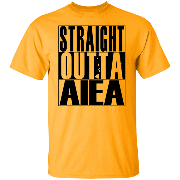 Straight Outta Aiea (black ink) T-Shirt