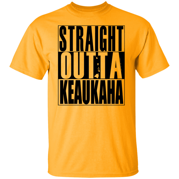 Straight Outta Keaukaha(black ink) T-Shirt
