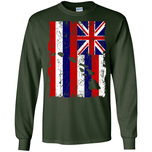 Hawaii - The Aloha State LS Ultra Cotton Tshirt - Hawaii Nei All Day