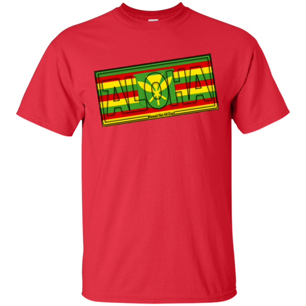 Aloha Hawai'i Kanaka Maoli Ultra Cotton T-Shirt, T-Shirts, Hawaii Nei All Day
