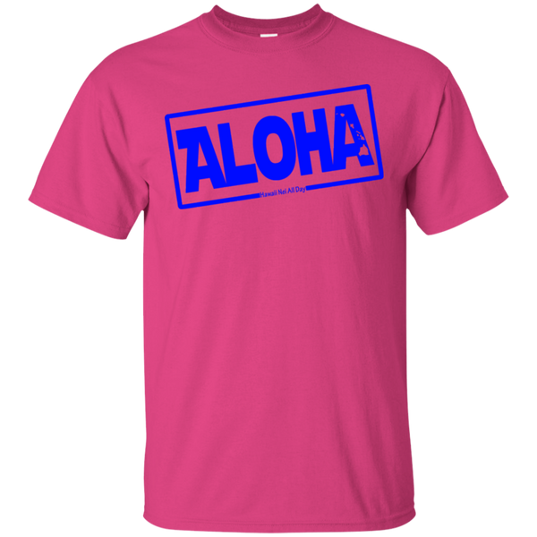 Aloha Hawai'i Nei (Islands blue ink) Ultra Cotton T-Shirt, T-Shirts, Hawaii Nei All Day