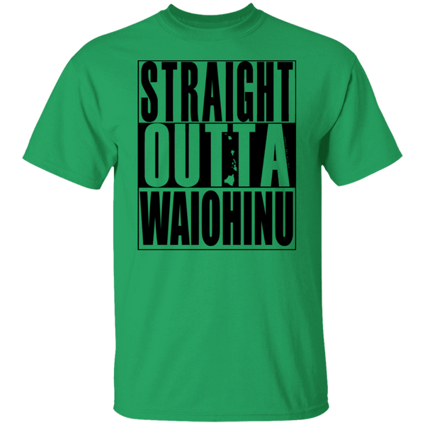 Straight Outta Waiohinu (black ink) T-Shirt