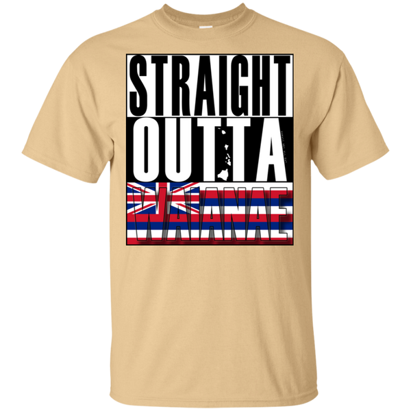 Straight Outta Waianae Hawai'i Ultra Cotton T-Shirt, T-Shirts, Hawaii Nei All Day