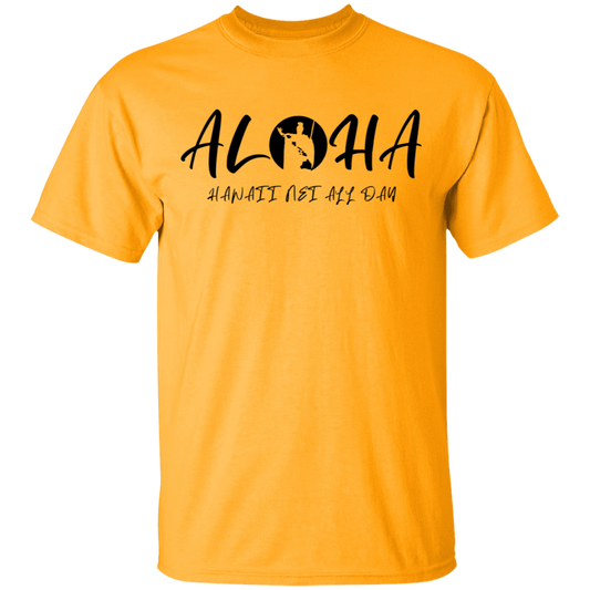 Aloha - Hawaii Nei All Day(RS BLK) T-Shirt