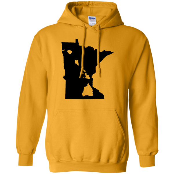 Living in Minnesota with Hawaii Roots Pullover Hoodie 8 oz., Sweatshirts, Hawaii Nei All Day