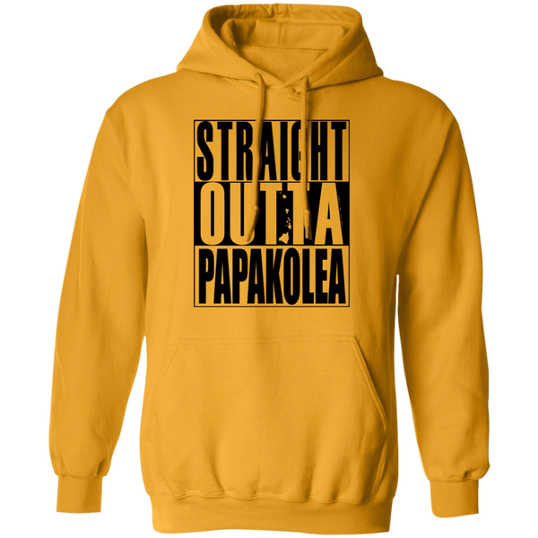 Straight Outta Papakolea (black ink) Pullover Hoodie