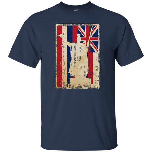 Aloha King Kamehameha Custom Ultra Cotton T-Shirt - Hawaii Nei All Day