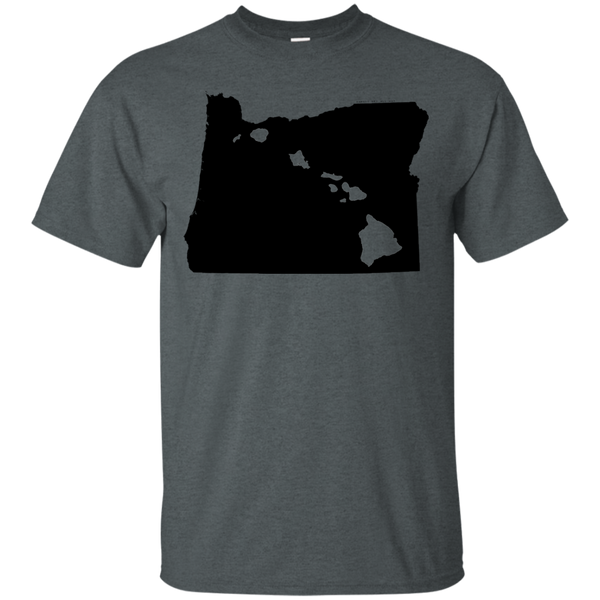 Living in Oregon with Hawaii Roots Ultra Cotton T-Shirt, T-Shirts, Hawaii Nei All Day