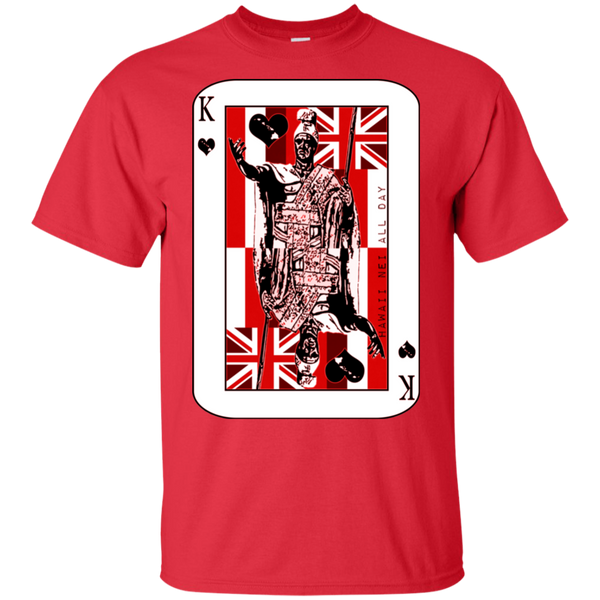 The King of Hawai'i Kamehameha (red ink) Ultra Cotton T-Shirt, T-Shirts, Hawaii Nei All Day