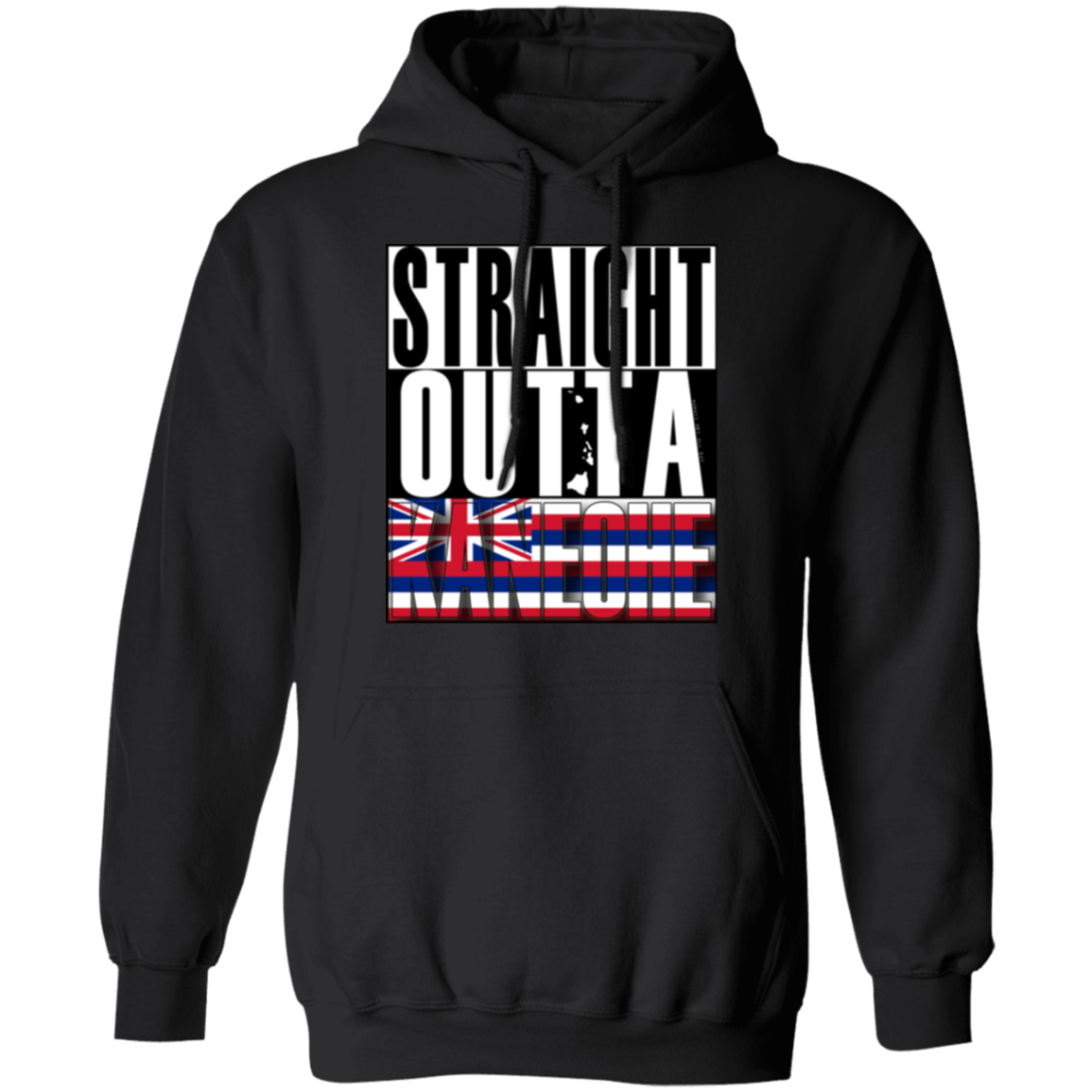Straight Outta Kaneohe Pullover Hoodie, Sweatshirts, Hawaii Nei All Day